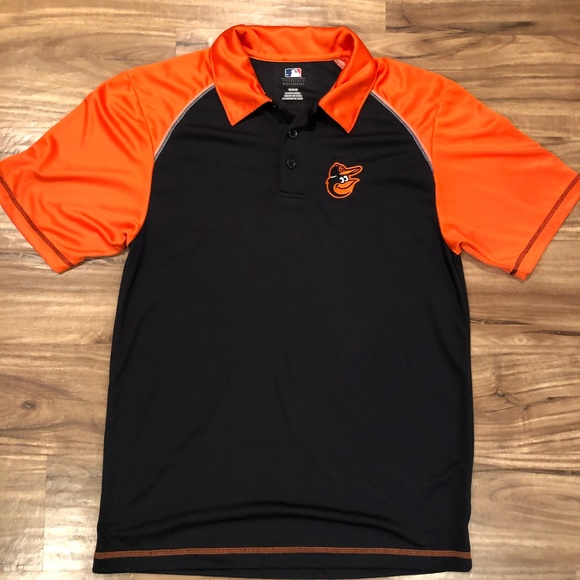 MLB Other - MLB Baltimore Orioles M Black Polo